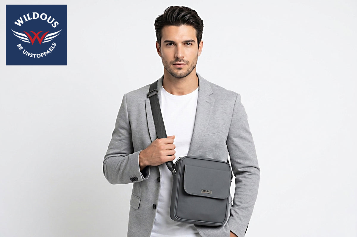 Wildous Swift Sling Bag | Compact, Stylish & Convenient side bag Navy