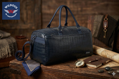 Wildous Altro Duffle Bag Spacious 31L Travel & Everyday Carry Bag For Men & Women Navy