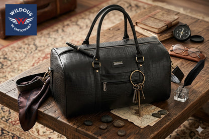 Wildous Smith Premium Duffle Bag, Travel, Gym & Weekend 31L Bag For Men & Women