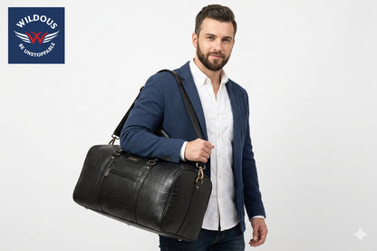 Wildous Smith Premium Duffle Bag, Travel, Gym & Weekend 31L Bag For Men & Women