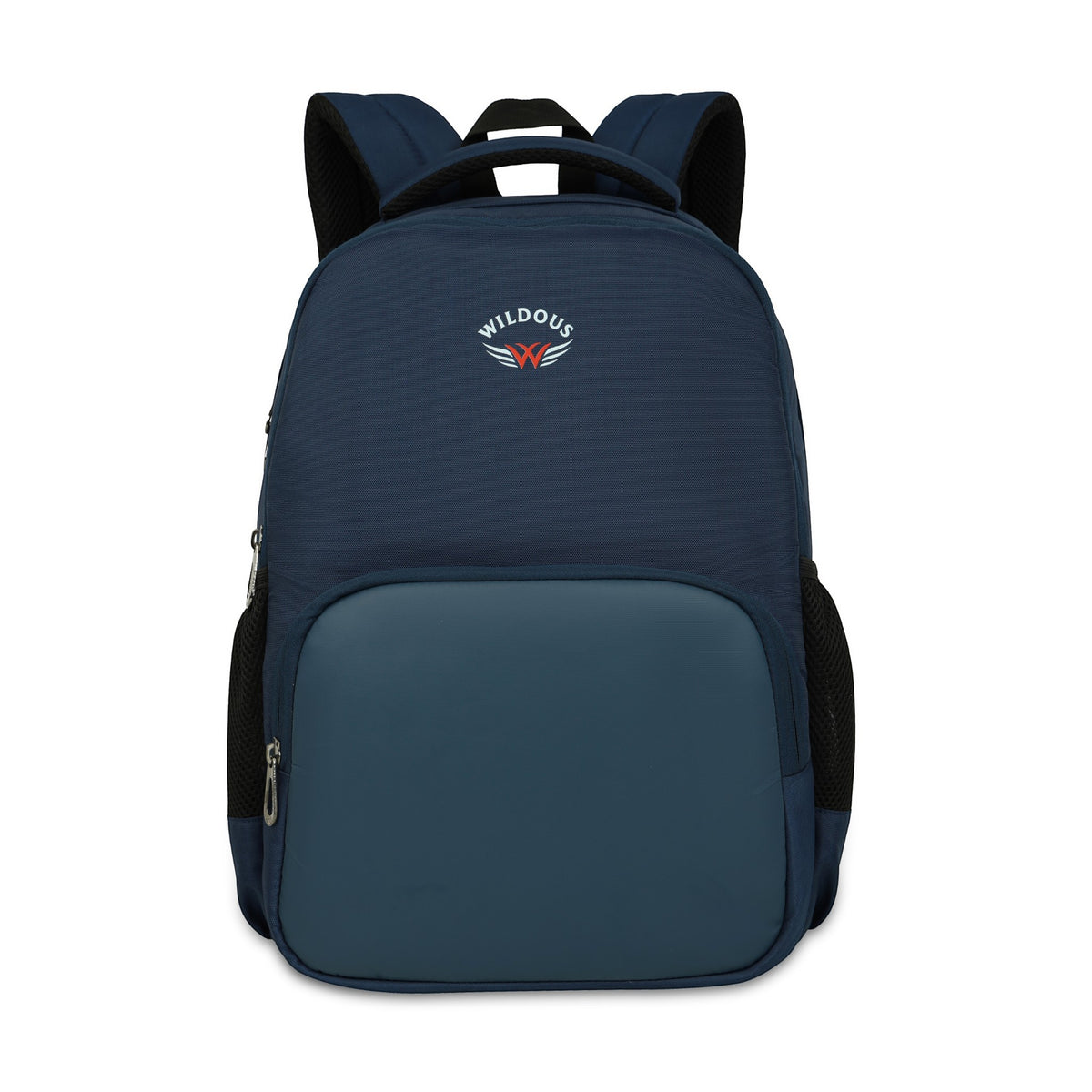 Wildous Flux Laptop Backpack | 15.6 Inch Laptop Compatible | Black
