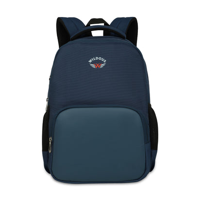 Wildous Flux Laptop Backpack | 15.6 Inch Laptop Compatible | Black