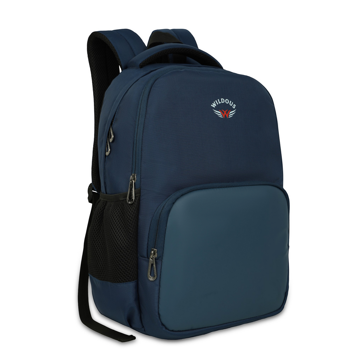 Wildous Flux Laptop Backpack | 15.6 Inch Laptop Compatible | Black