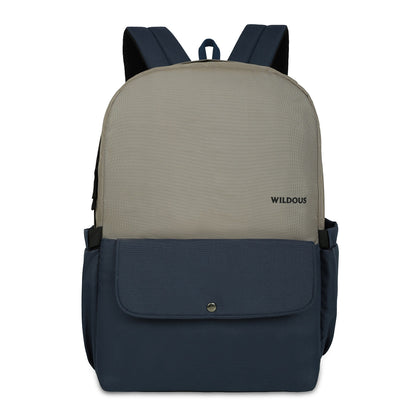 Wildous Axel Laptop Backpack – 15.6 Inch | Green & Grey