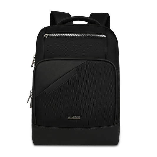 Wildous Velcro Premium Laptop Backpack – Spacious, Organized & Built for Professionals