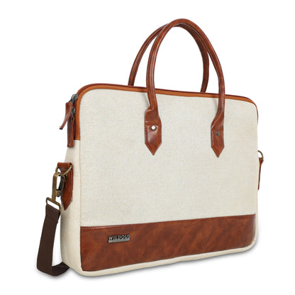 Wildous Timberline Professional Smart Messenger Laptop Bag Black/White