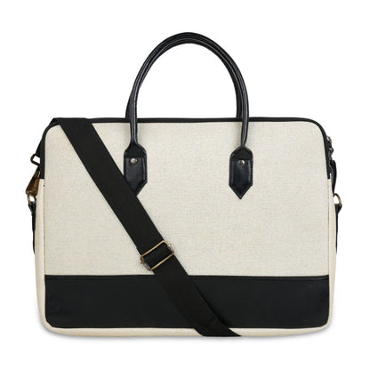 Wildous Timberline Professional Smart Messenger Laptop Bag Black/White