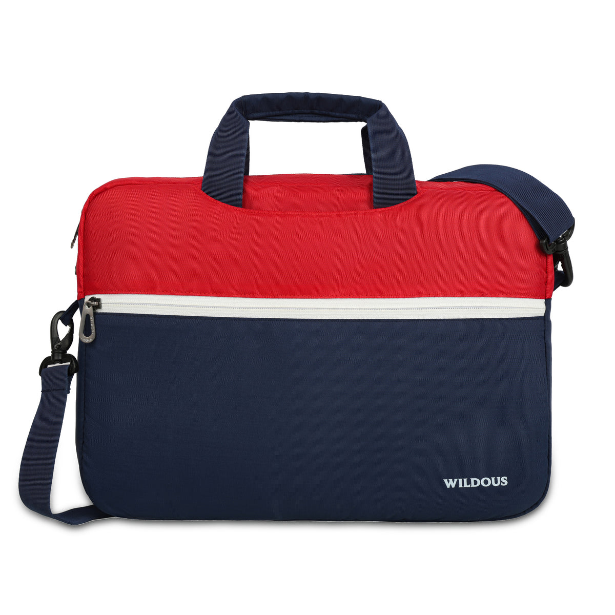 Wildous Soro Messenger Laptop Bag For Men & Women Red/Blue