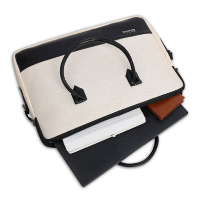 Wildous Timberline Professional Smart Messenger Laptop Bag Black/White