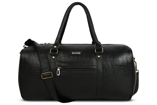 Wildous Smith Premium Duffle Bag, Travel, Gym & Weekend 31L Bag For Men & Women