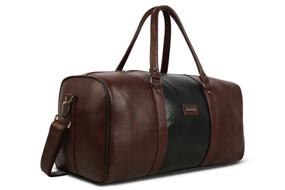 Wildous Orin 31 Litre Spacious Duffle Bag | Travel & Gym Bag Brown & Tan