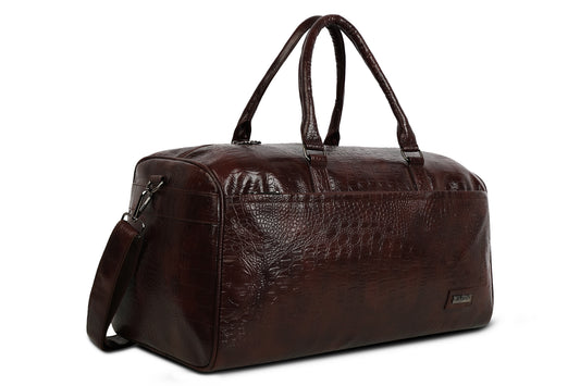 Wildous Altro Duffle Bag Spacious 31L Travel & Everyday Carry Bag For Men & Women Brown