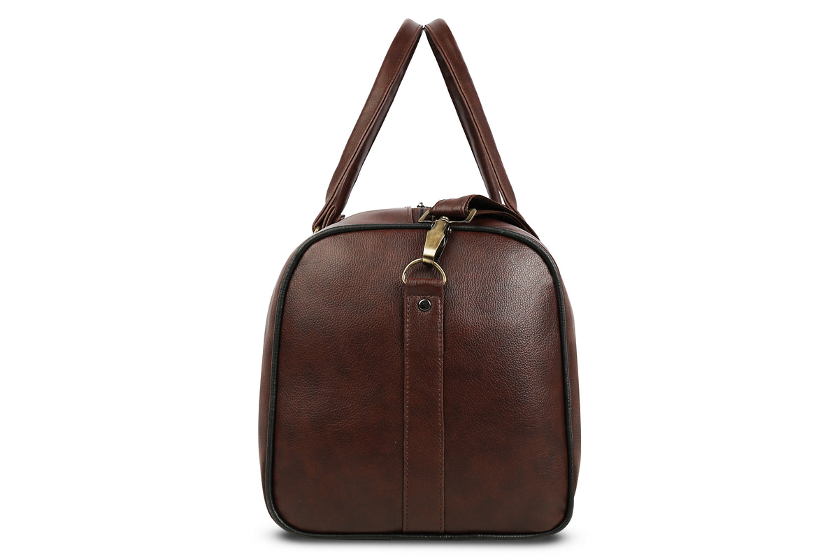 Wildous Orin 31 Litre Spacious Duffle Bag | Travel & Gym Bag Brown & Tan