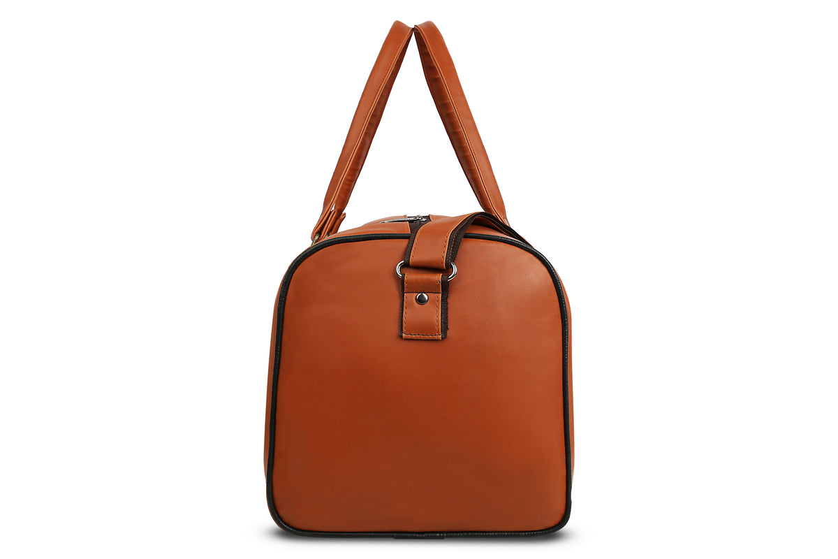 Wildous Orin 31 Litre Spacious Duffle Bag | Travel & Gym Bag Brown & Tan