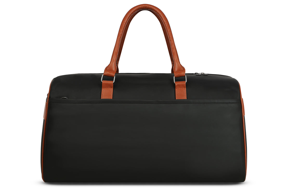 Wildous Ridge Premium Duffle Bag | Spacious Travel & Gym Bag Black