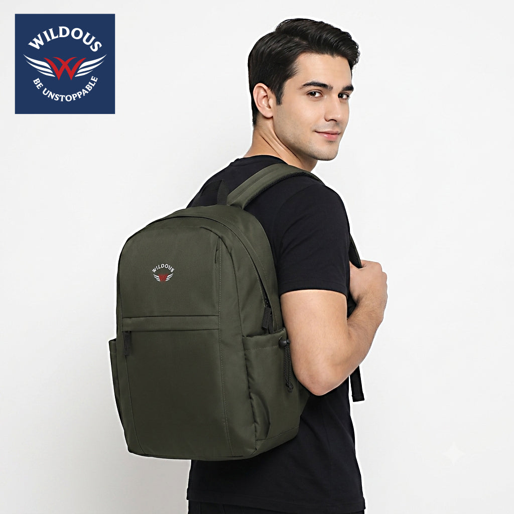 Wildous Zyro Spacious & Smart Laptop Backpack Olive