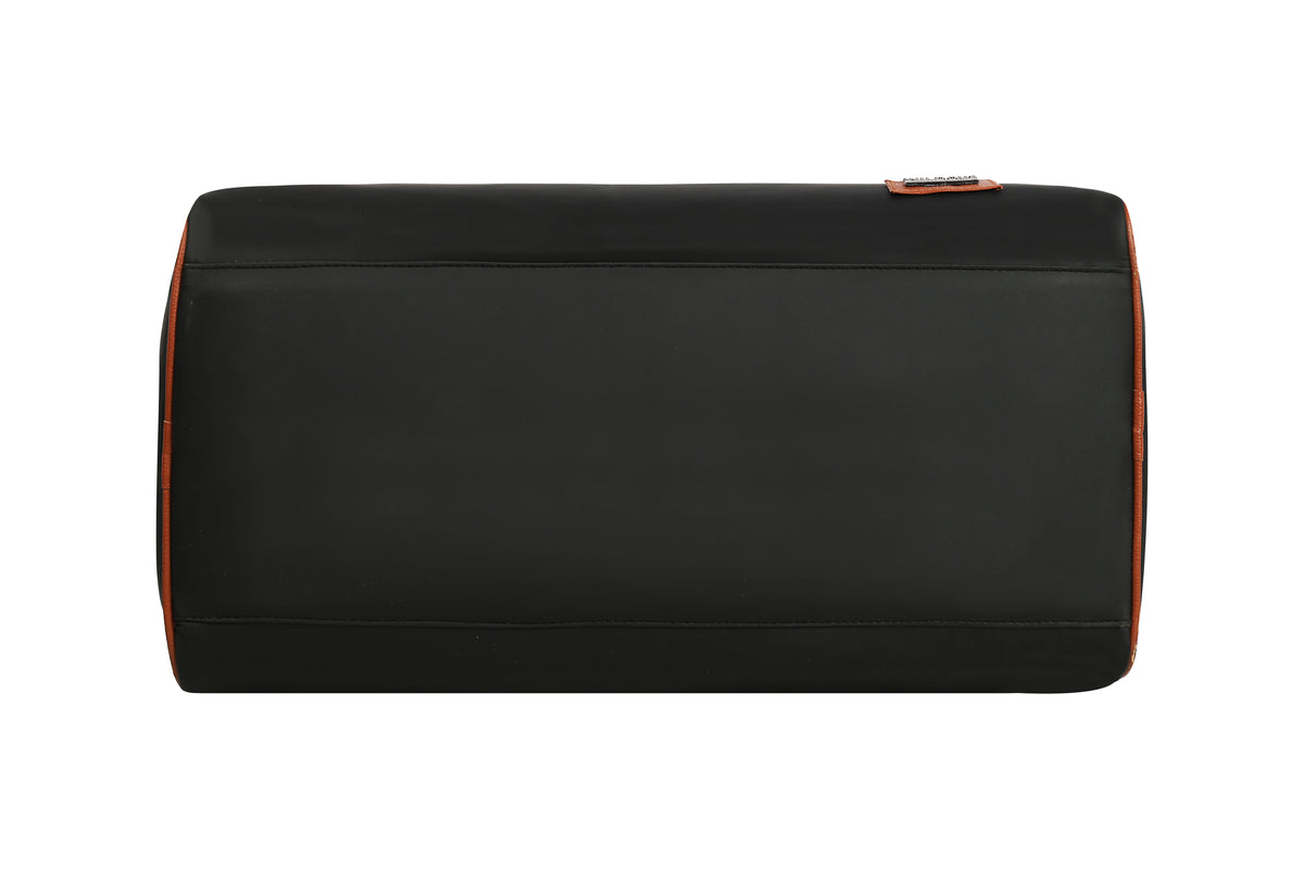 Wildous Ridge Premium Duffle Bag | Spacious Travel & Gym Bag Black