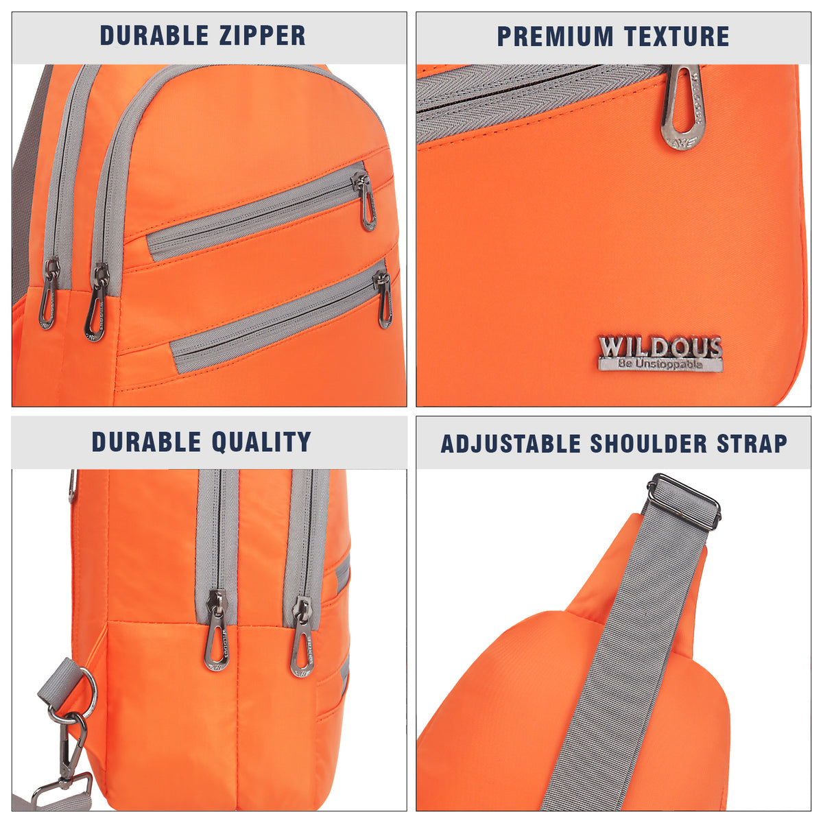 Wildous Loop Sling Bag Orange