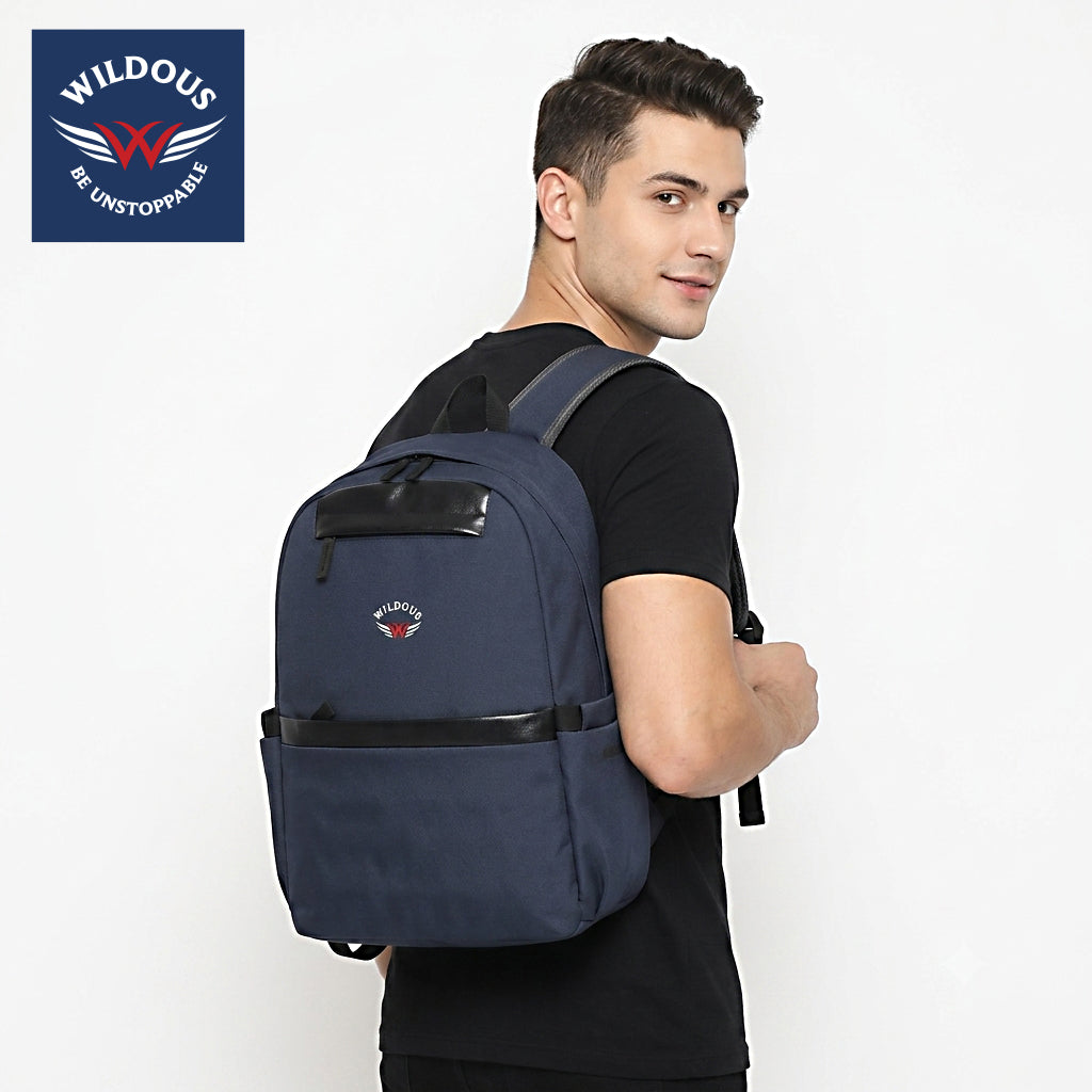 Wildous Vent Spacious & Functional Laptop Back Black