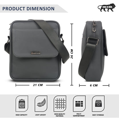 Wildous Swift Sling Bag | Compact, Stylish & Convenient side bag Navy