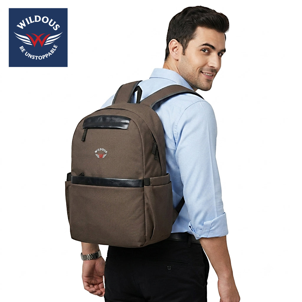 Wildous Vent Spacious & Functional Laptop Back Black