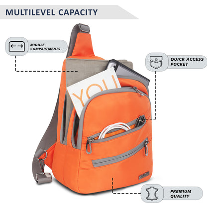 Wildous Loop Sling Bag Orange