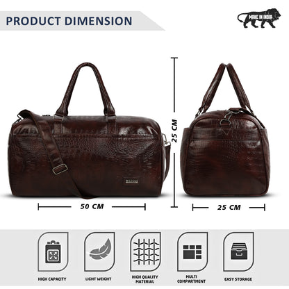 Wildous Altro Duffle Bag Spacious 31L Travel & Everyday Carry Bag For Men & Women Navy