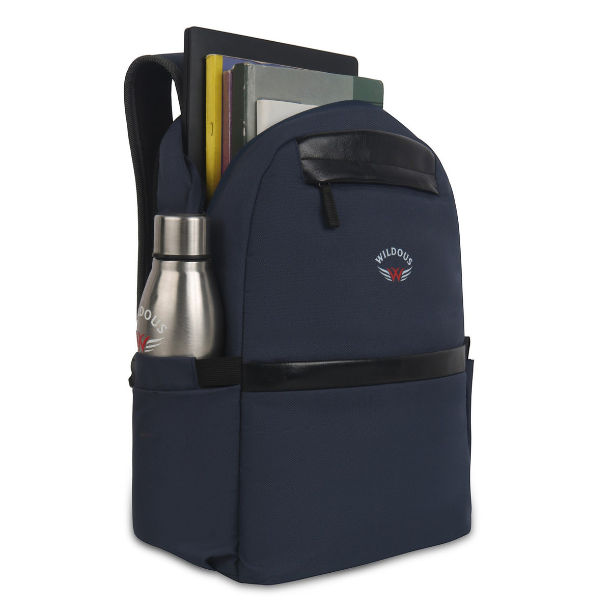 Wildous Vent Spacious & Functional Laptop Back Black