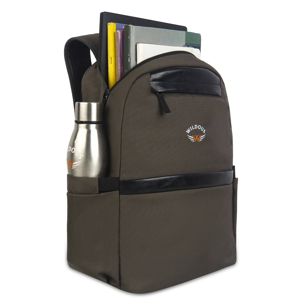 Wildous Vent Spacious & Functional Laptop Back Black
