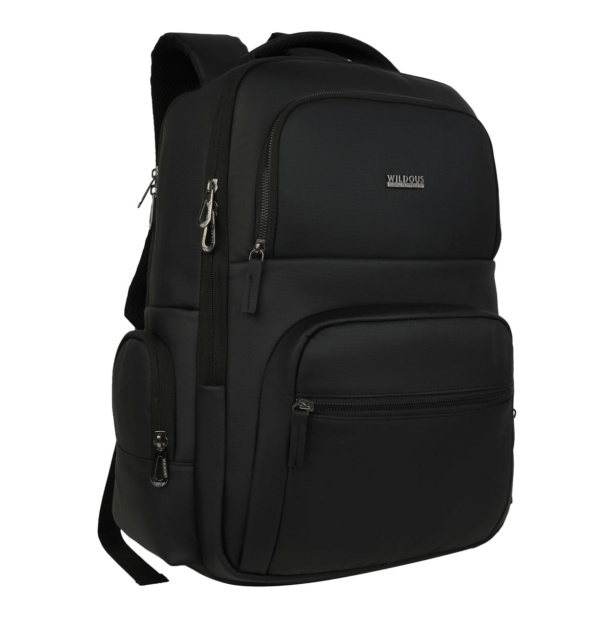 Wildous Gravix 15.6 Ich Laptop Backpack For men & Women Black